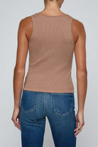 ADIRA SCOOP NECK TANK - Tank Tops - Sassanova