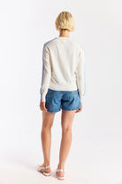 GEO SLEEVE CREW - Sweaters - Sassanova