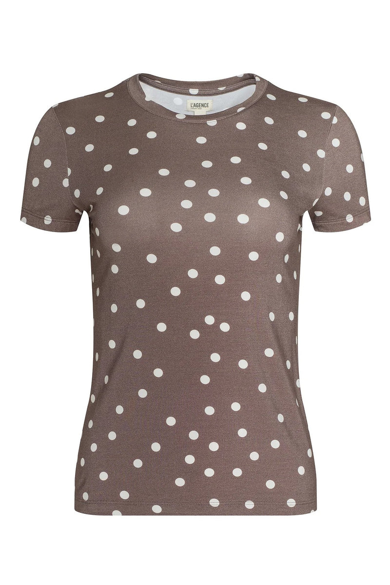 RESSI SHORT SLEEVE POLKA DOT TEE