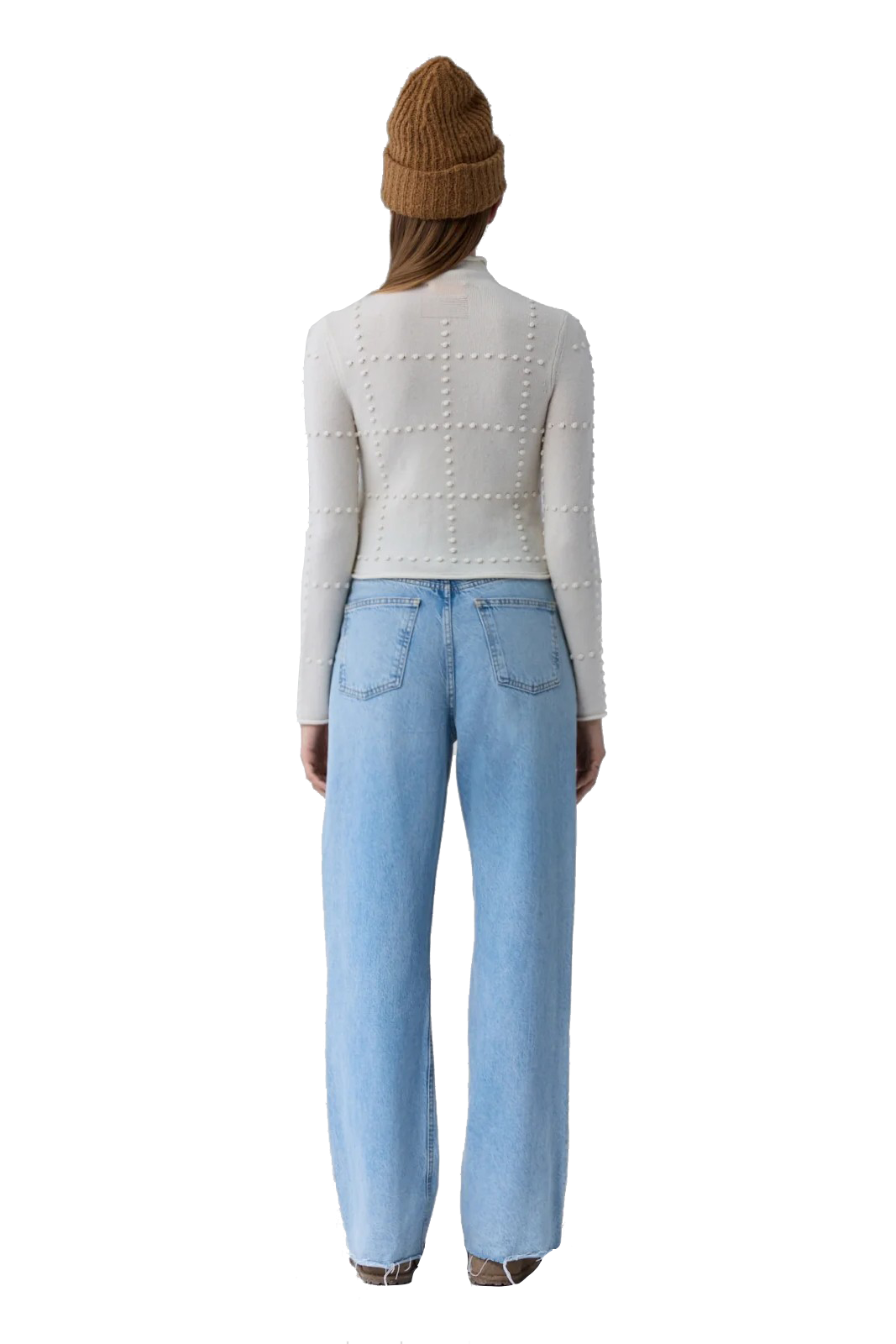 POPCORN TOP IN CASHMERE BLEND - Sassanova