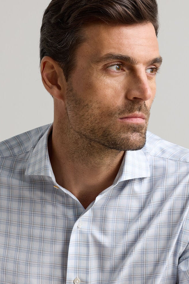 BECHTLE POPLIN SPORT SHIRT - Long Sleeved Shirts - Novaman