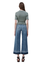 JUDE HIGH RISE CROP WIDE LEG - Jeans - Sassanova