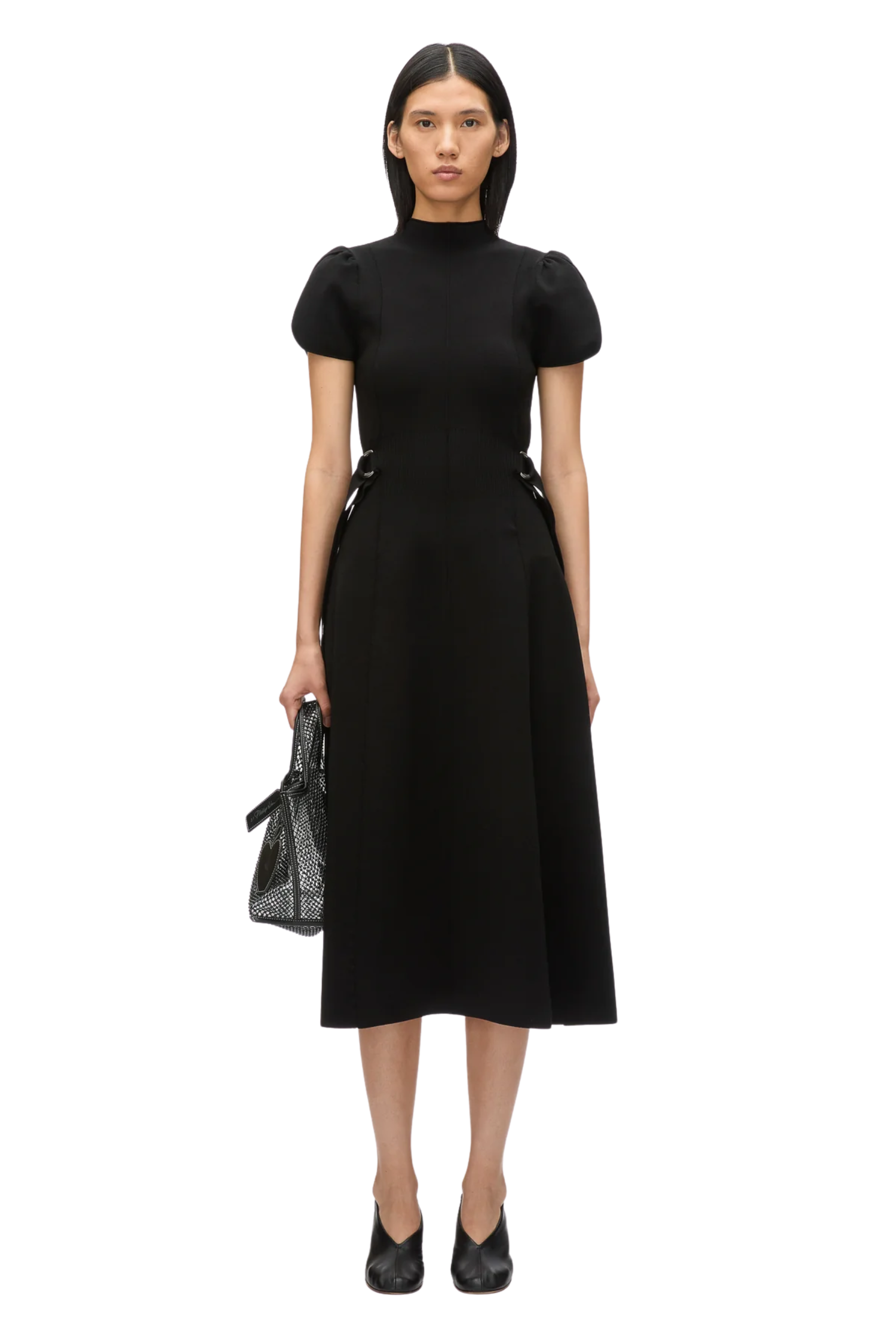 COMPACT RIB TULIP DRESS Sassanova