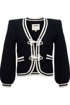 KAITO CONTRAST TRIM CROP CARDIGAN
sassanova