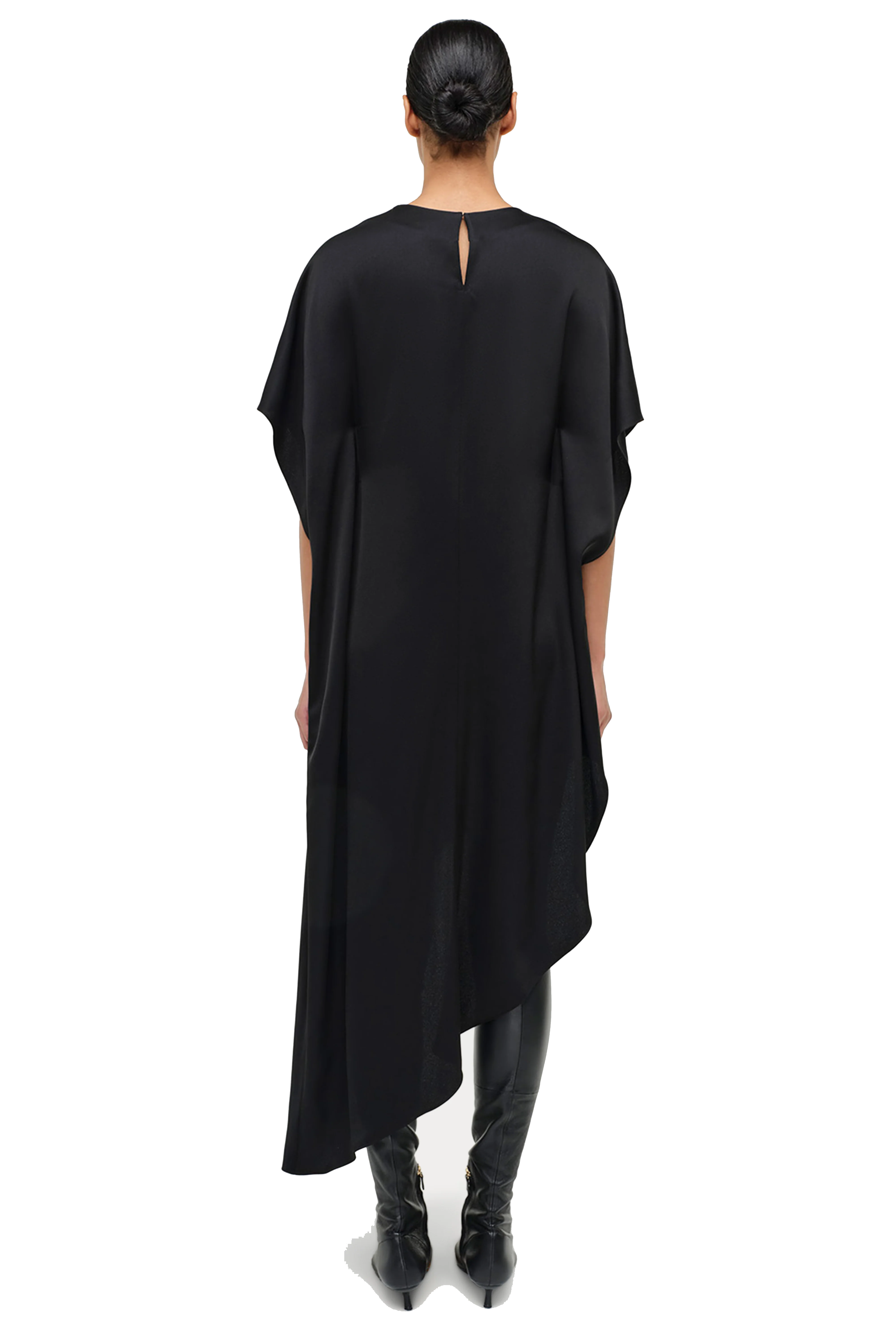 Sadia cape mini dress-sassanova