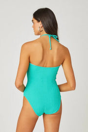 CINCHED BANDEAU ONE PIECE