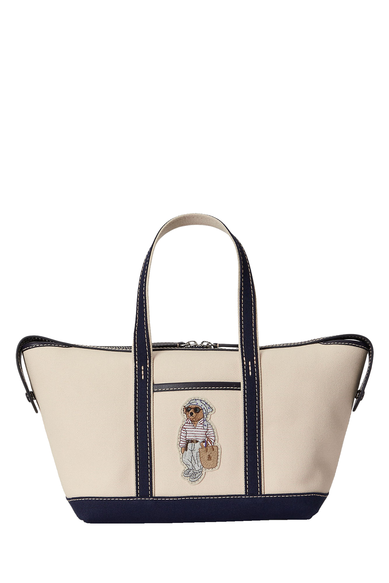 MINI CANVAS BEAR SHOP TOTE - Handbags - Sassanova
