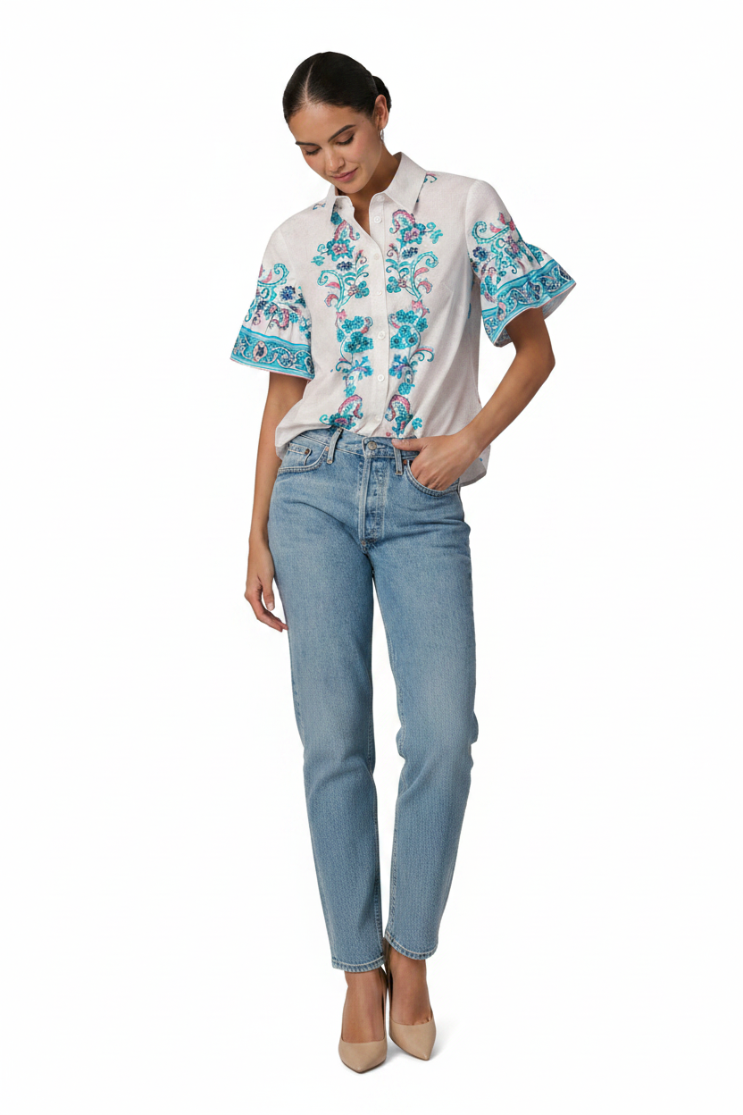 ELLIS TOP - Blouses - Sassanova