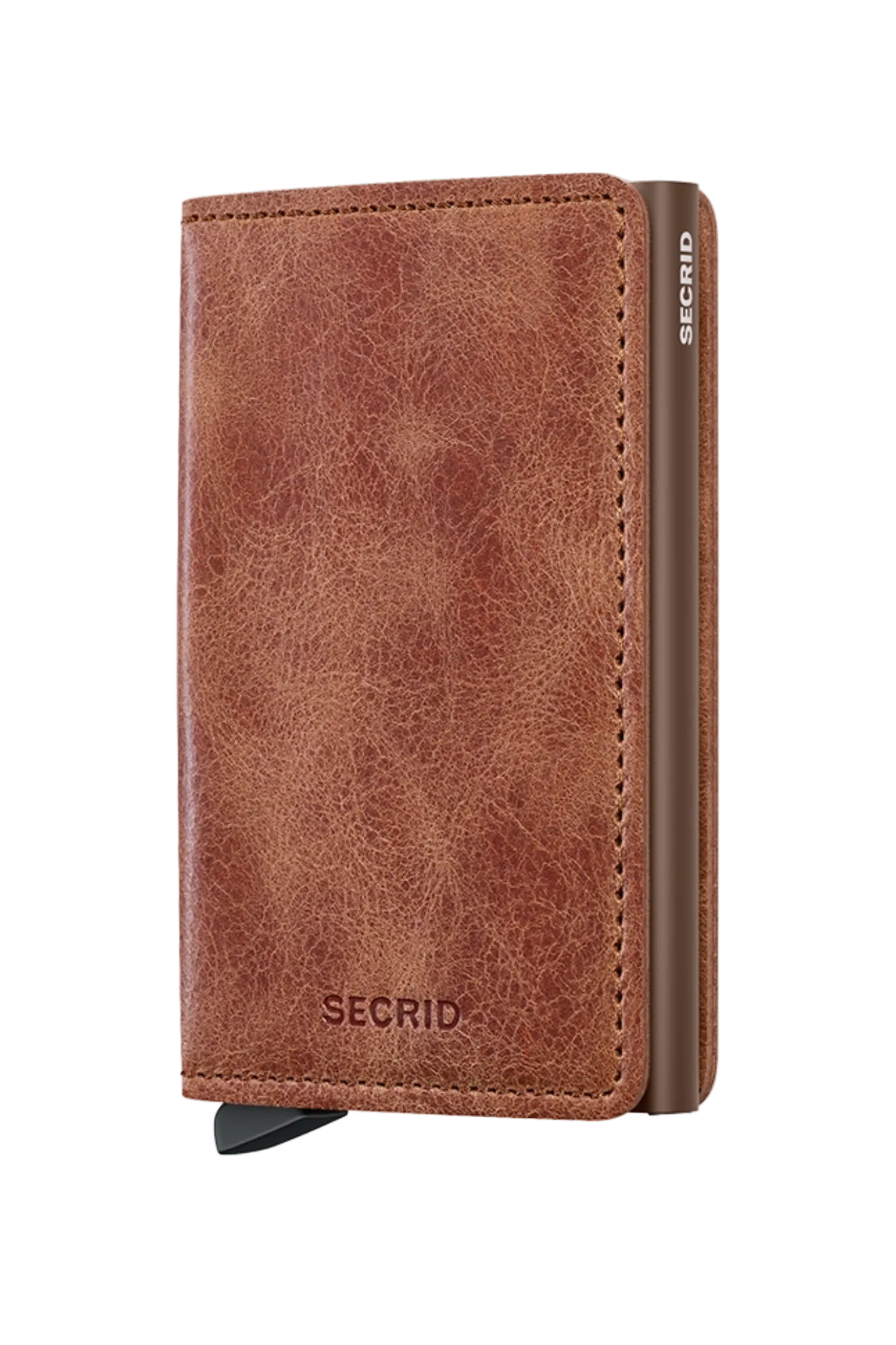 SLIMWALLET VINTAGE COGNAC BROWN OS Sassanova / Novaman
