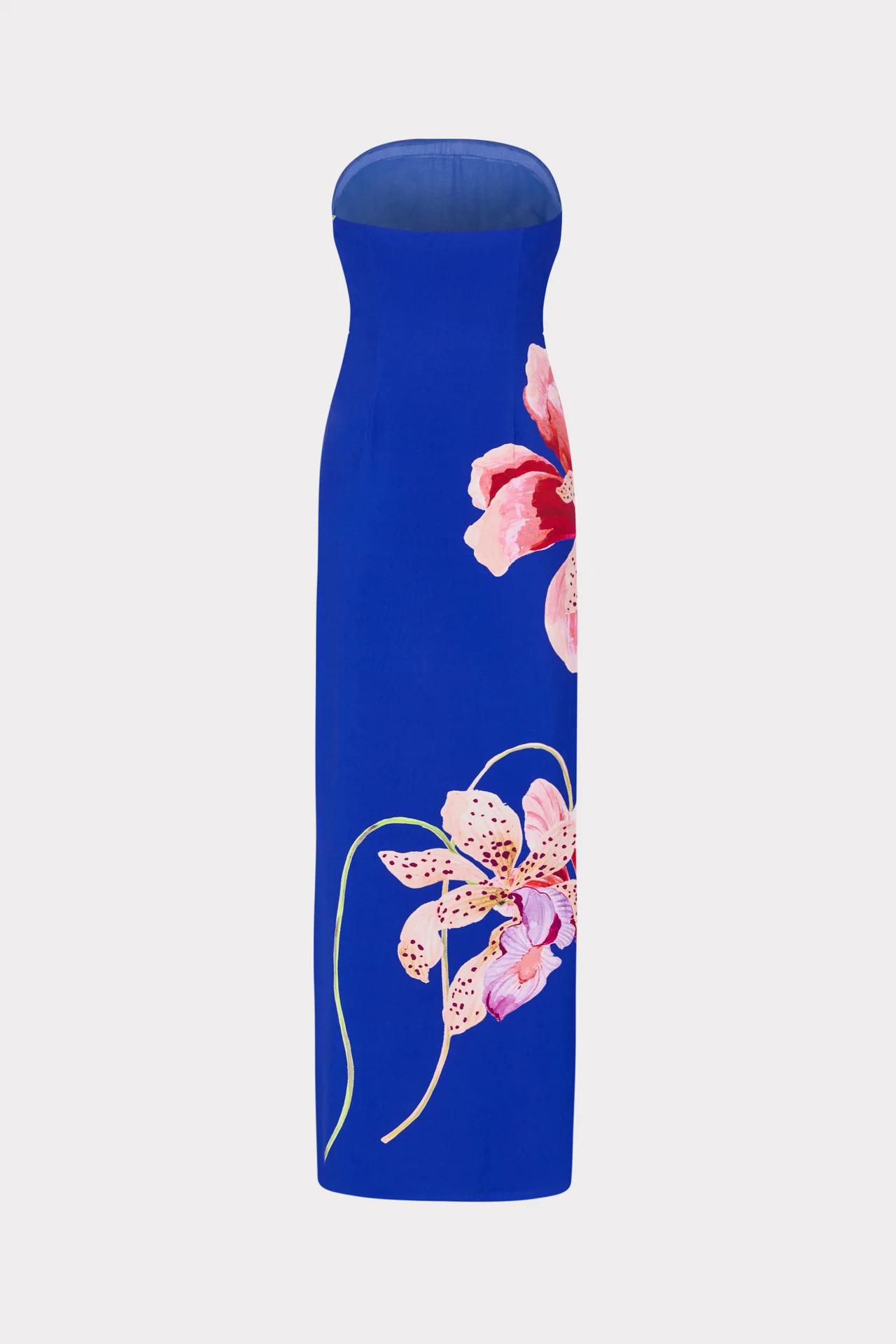 VERA SATIN FLORAL MAXI DRESS - Dresses - Sassanova