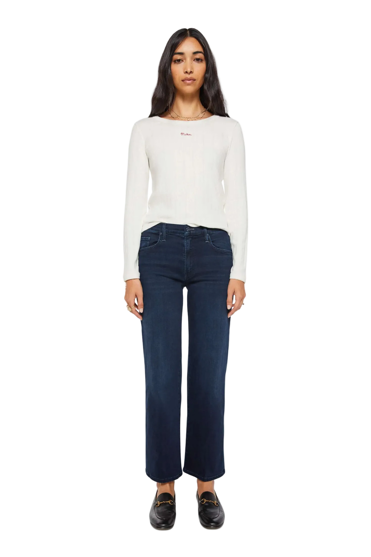 THE MID RISE RAMBLER ZIP ANKLE JEAN Sassanova
