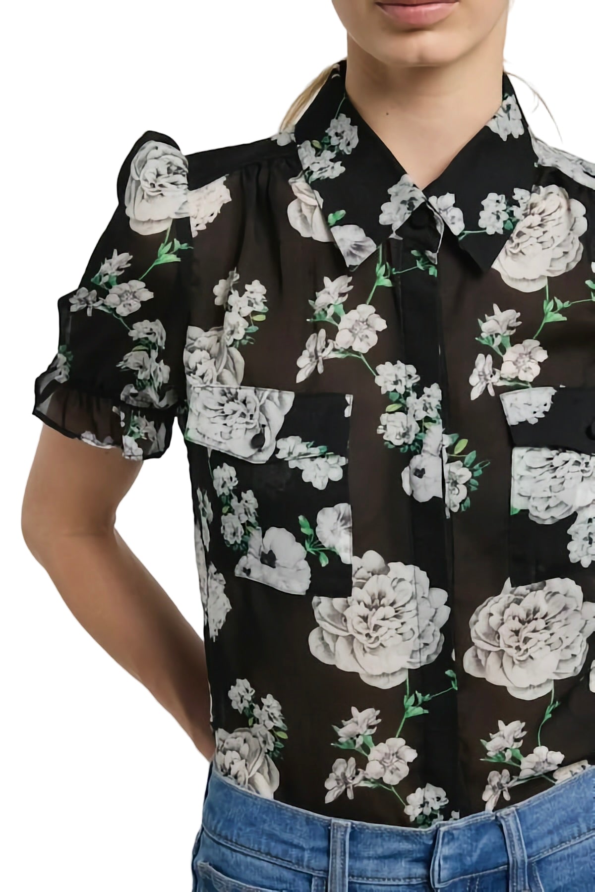 MINA FLORAL GEORGETTE SHIRT
sassanova