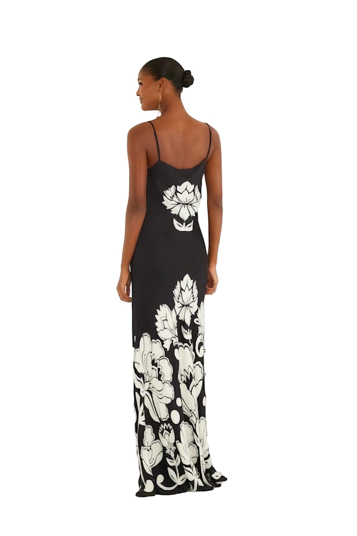 FLORAL ARABESQUE SLIP MAXI DRESS
sassanova