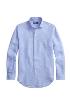LONG SLEEVE LINEN SPORT SHIRT - Long Sleeve Shirts - Novaman