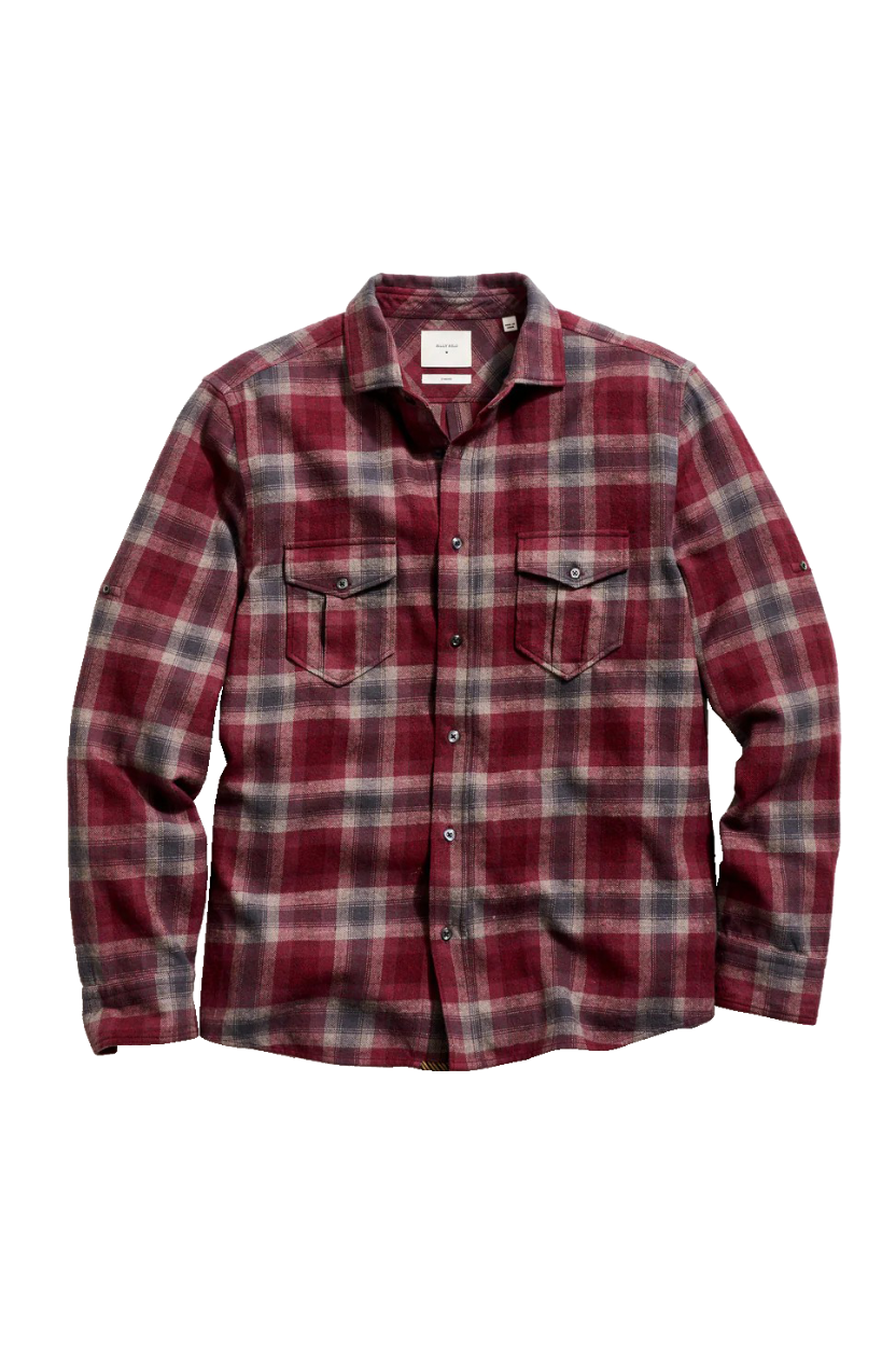 BOLD PLAID SCOUT SPORT SHIRT - Long Sleeved Shirts - Novaman