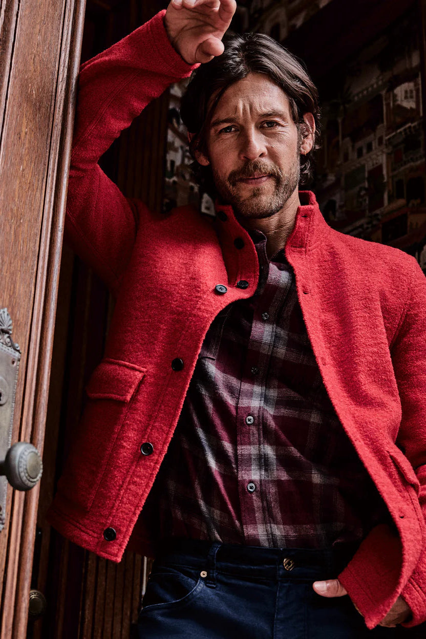 BOLD PLAID SCOUT SPORT SHIRT - Long Sleeved Shirts - Novaman