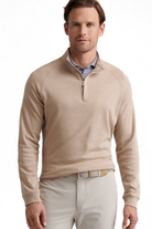 GRANT BIRDSEYE 1/4 ZIP - sassanova