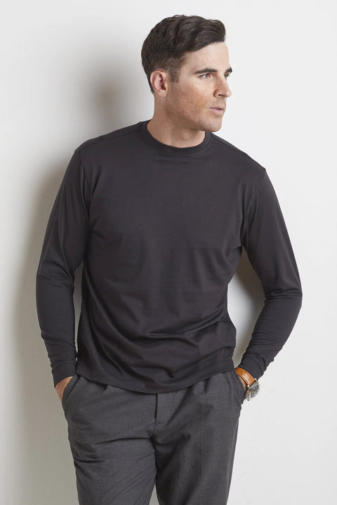 LS CREW NECK TEE (M18)