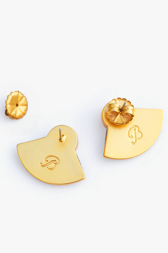 PROUD LAND FAN EARRING - Earrings - Sassanova