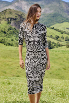 LISBON JERSEY MIDI DRESS - Dresses - Sassanova