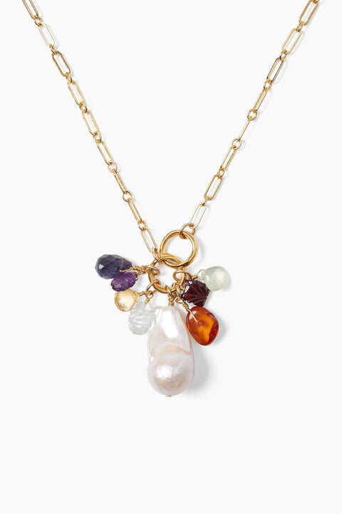 RIO MULTI PENDANT NECKLACE- GLD