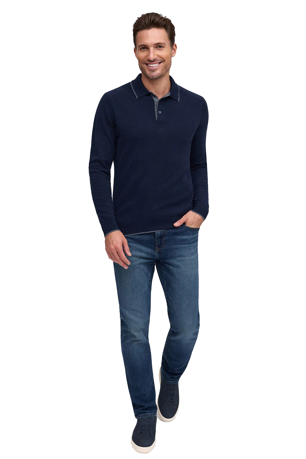 CASHMERE POLO - Sweaters - Novaman