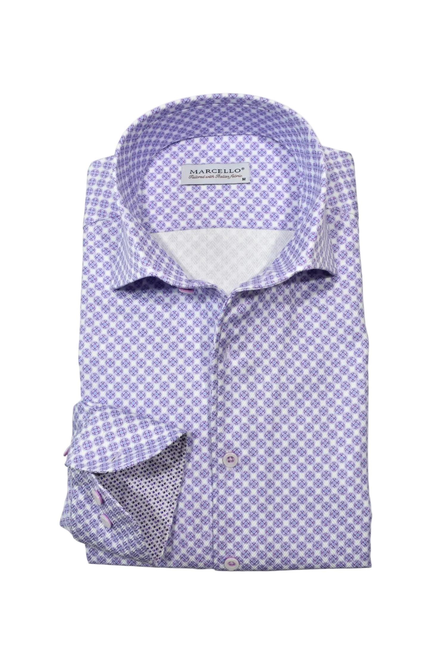 LONG SLEEVE MEDALLION DRESS SHIRT Sassanova / Novaman