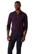 CLASSIC ZIP MOCK WNB- Sweaters - novaman