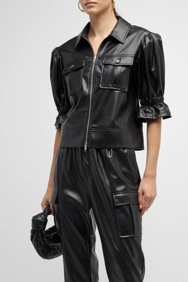 LT VEGAN LEATHER HOLLY JACKET