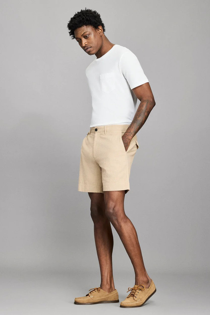 SLUB COTTON SHORT - Shorts - Novaman