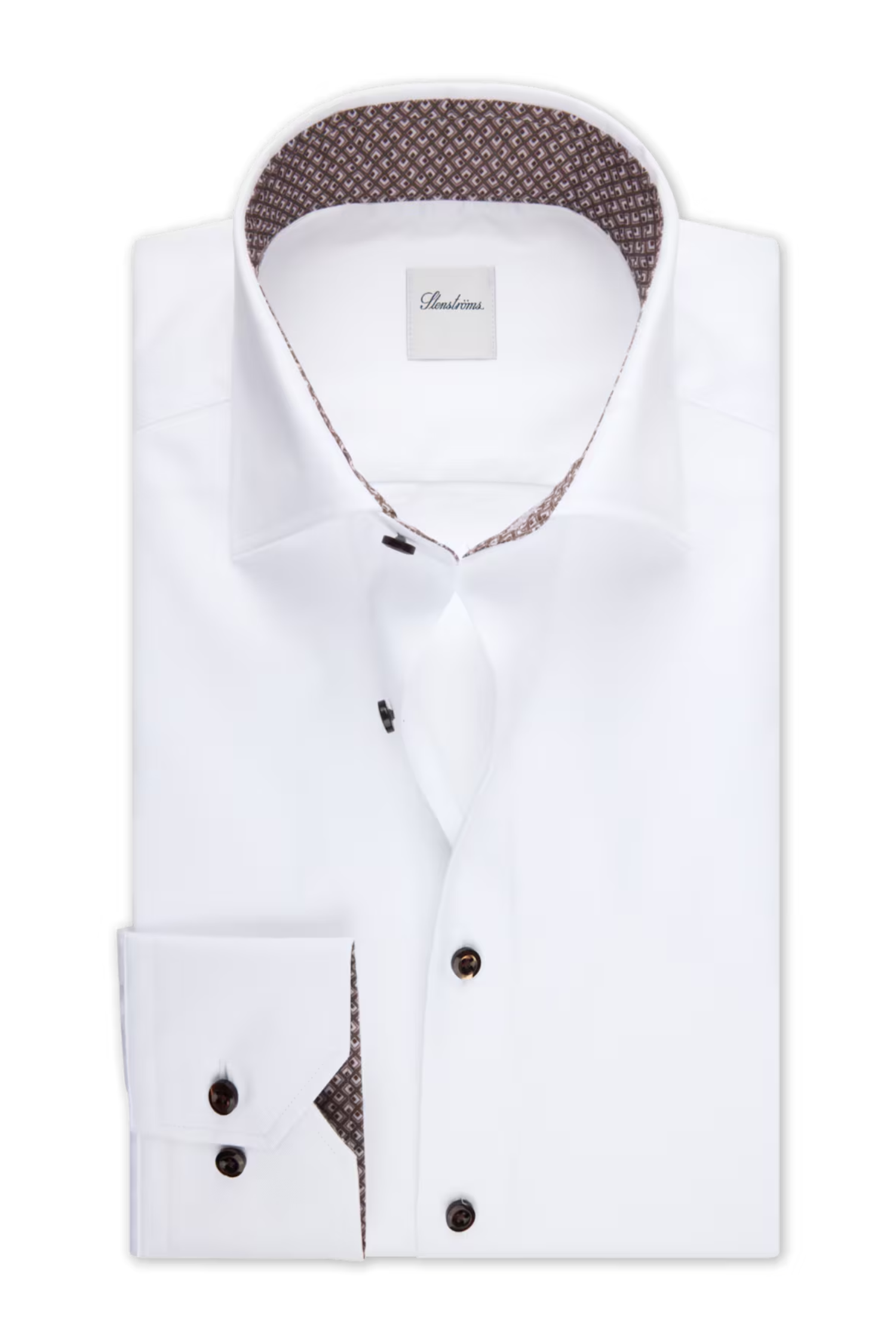LS SOLID CONTRAST DRESS SHIRT Sassanova