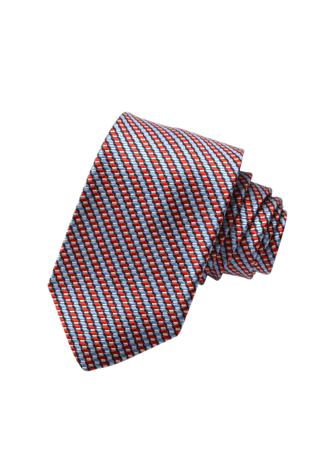 MINI GRID SILK TIE RED OS
novaman
