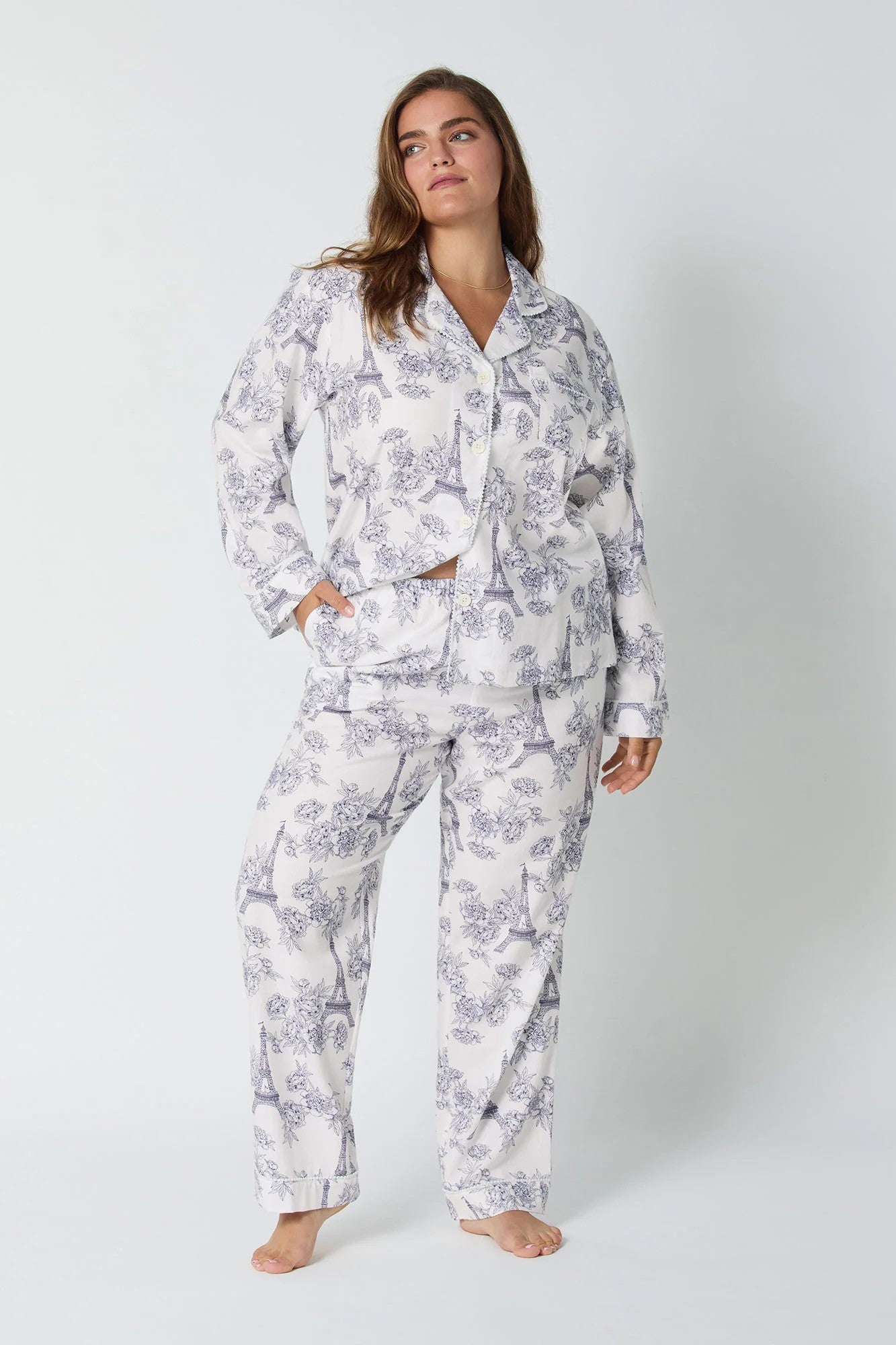 LA BELLE EIFFEL LS PAJAMA SET - Sassanova