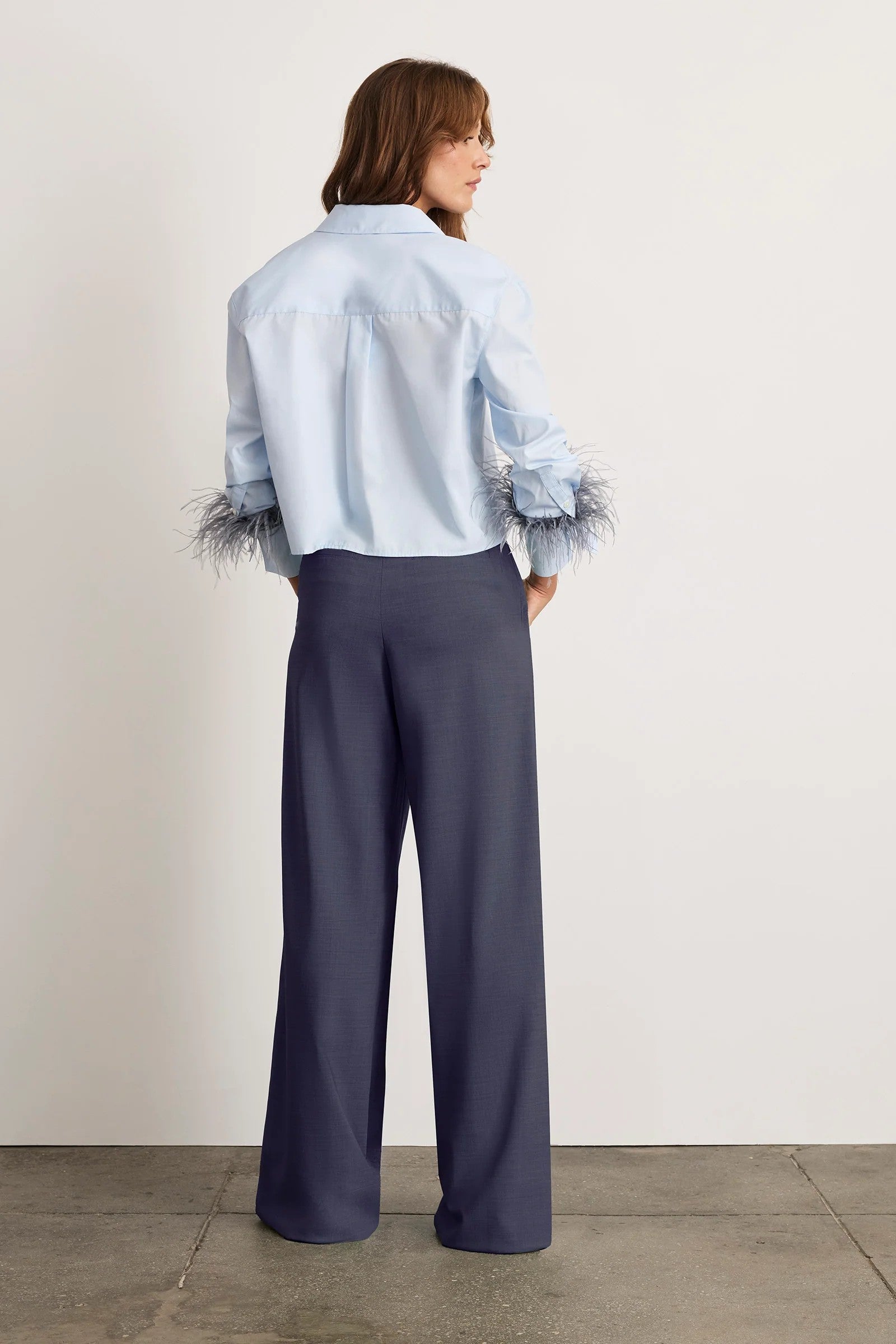 LARGAUX FEATHER TOP - Blouses - Sassanova