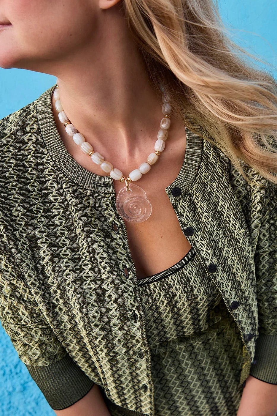 CLAUDIA NECKLACE- NEUTRAL - Necklaces - Sassanova