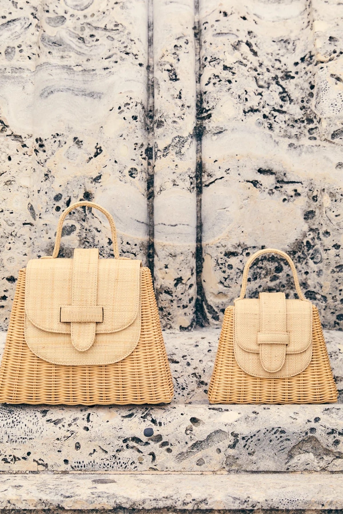THE LADY BAG RAFFIA- NATURAL - Handbags - Sassanova