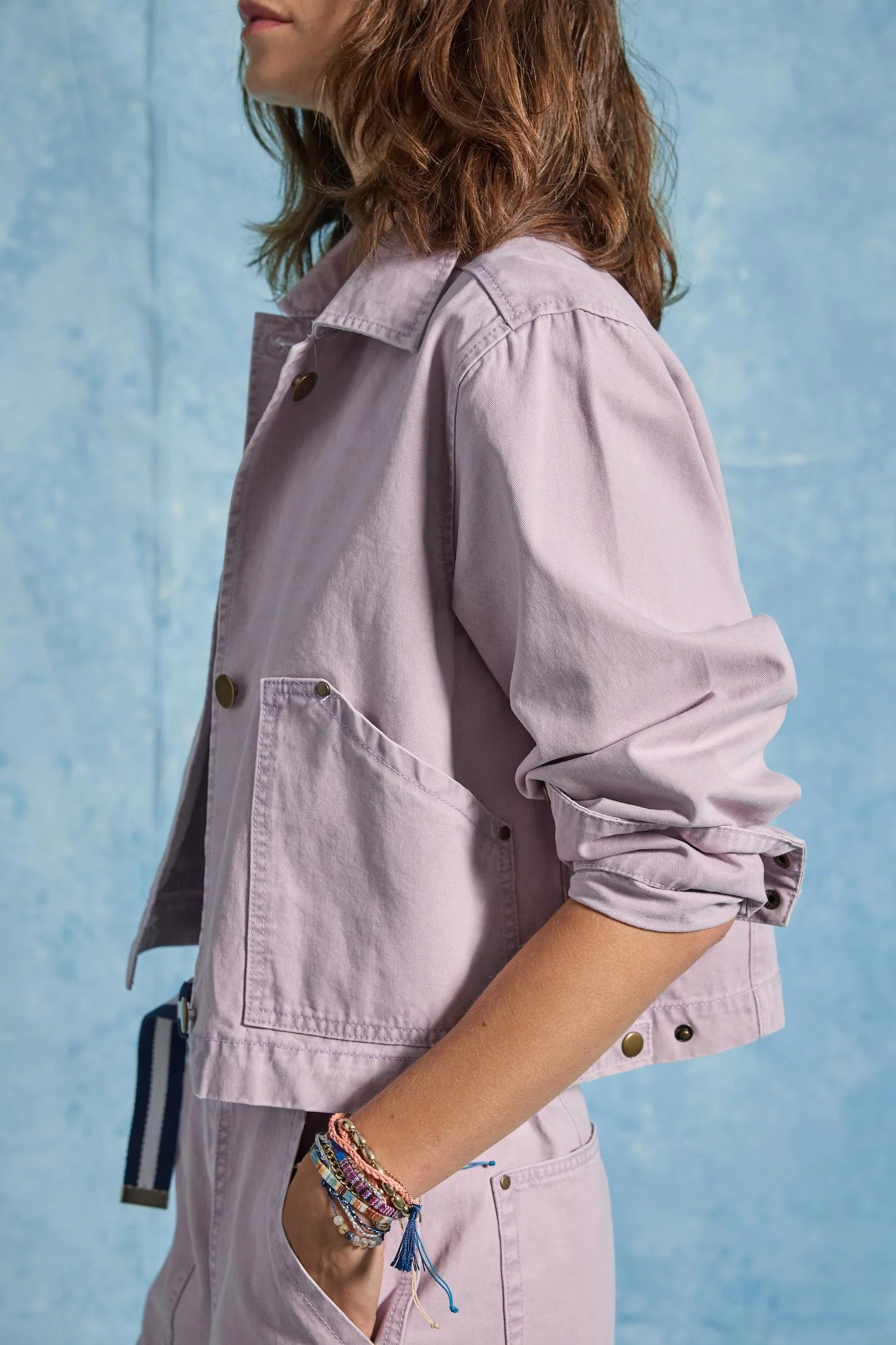 TWILL UTILITY JACKET - Jackets - Sassanova