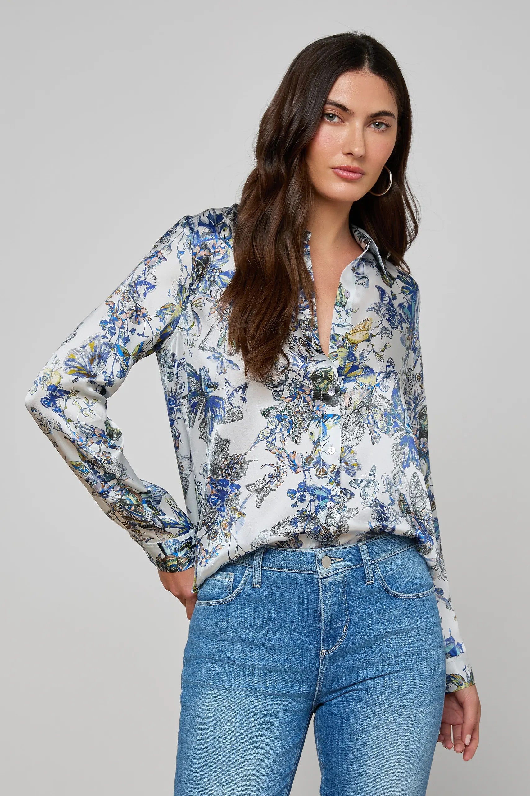 TYLER LONG SLEEVE BLOUSE - Blouses - Sassanova
