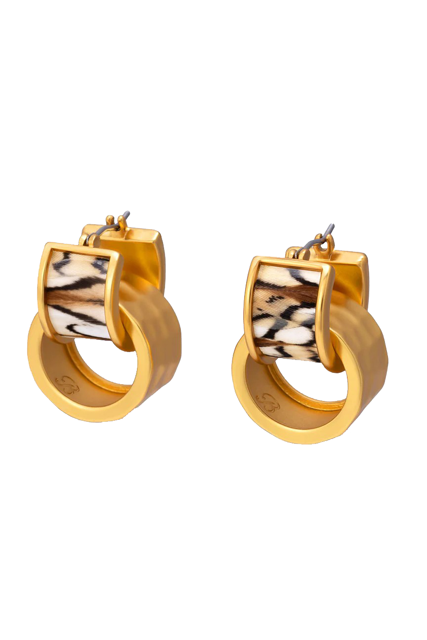 MICHELLE DOUBLE HOOP EARRING - Earrings - Sassanova