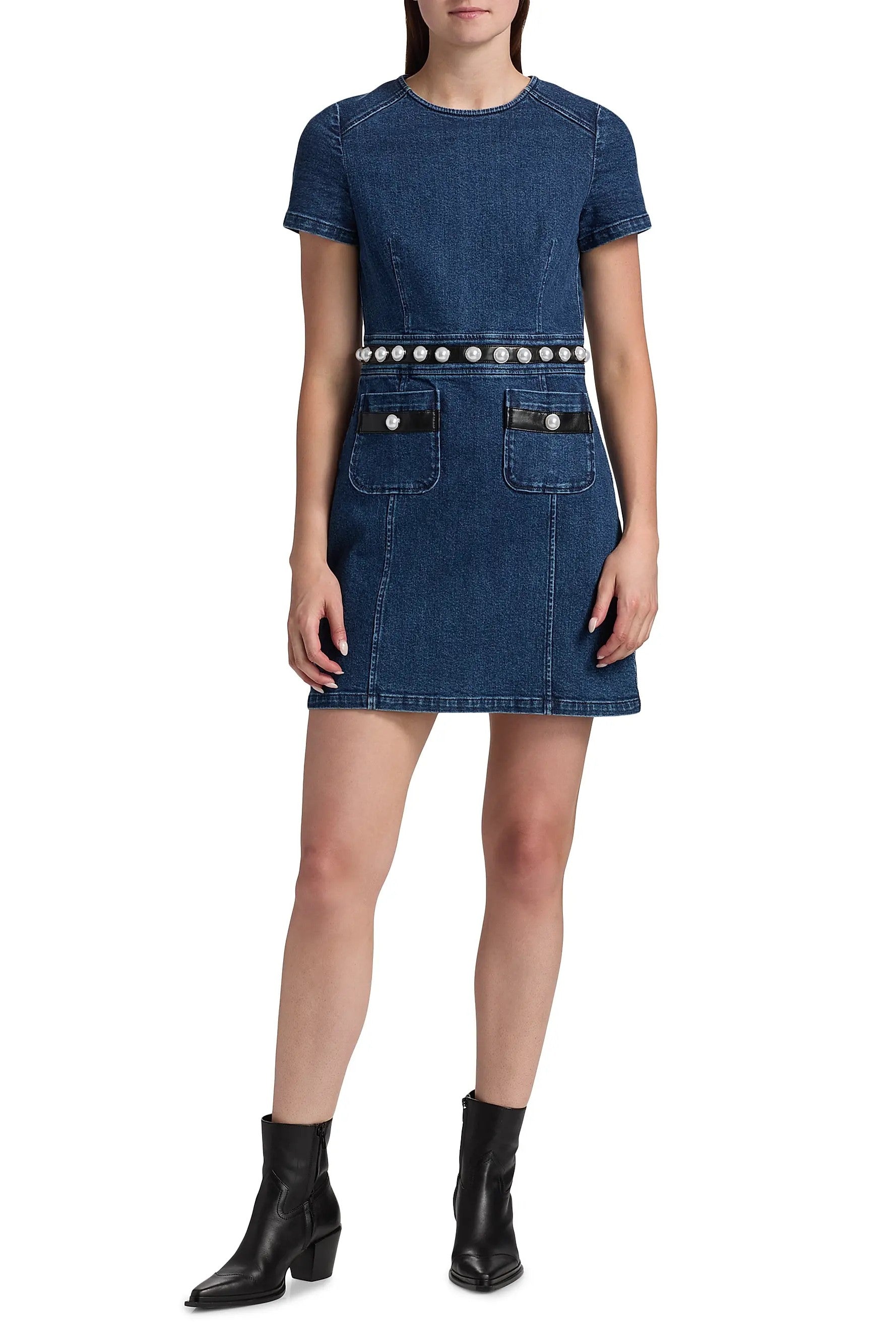 PEARL EMBELLISHED GIANA DRESS - Dresses - Sassanova