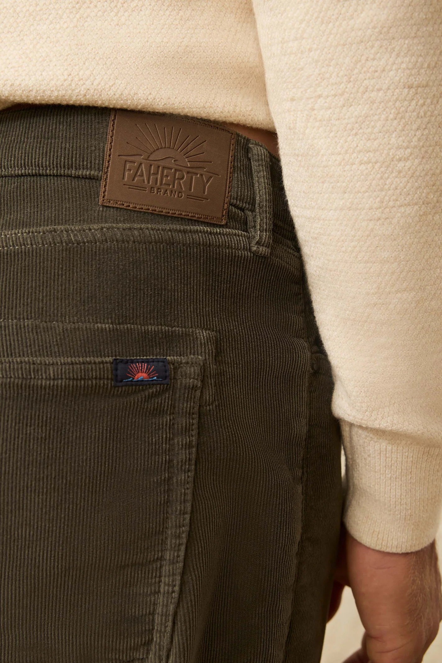 STRETCH TERRY CORDUROY 5 POCKET PANT-novaman