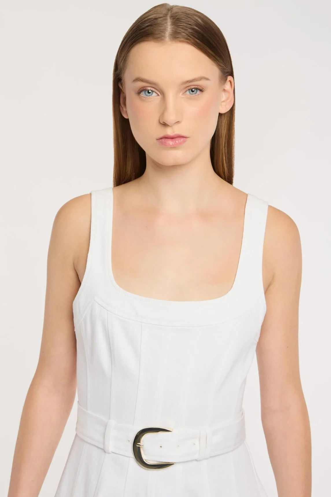 DENIM CAMBREE DRESS - Dresses - Sassanova