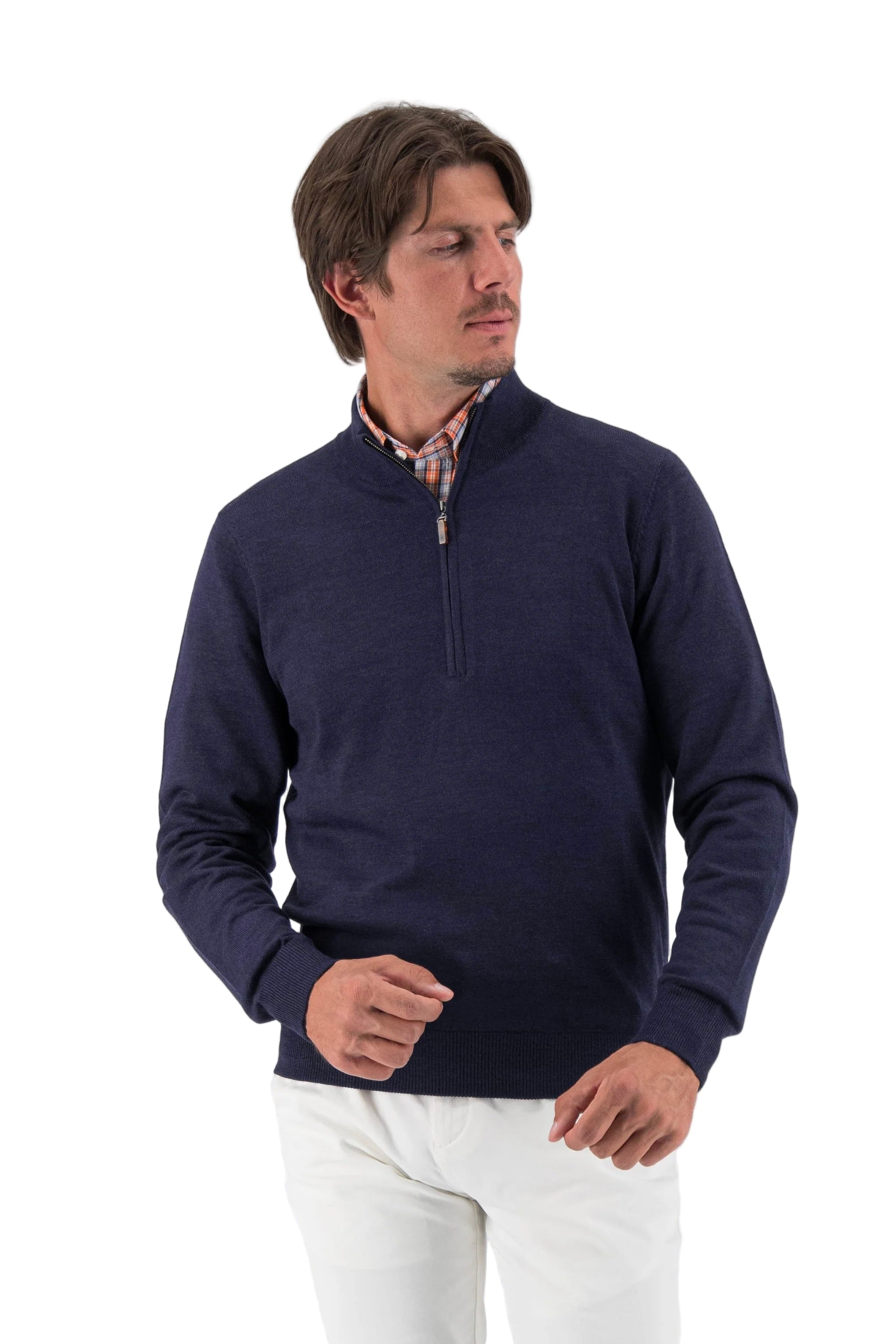 MARSHALL MERINO 1/4 ZIP SWEATER - Sweaters - Novaman