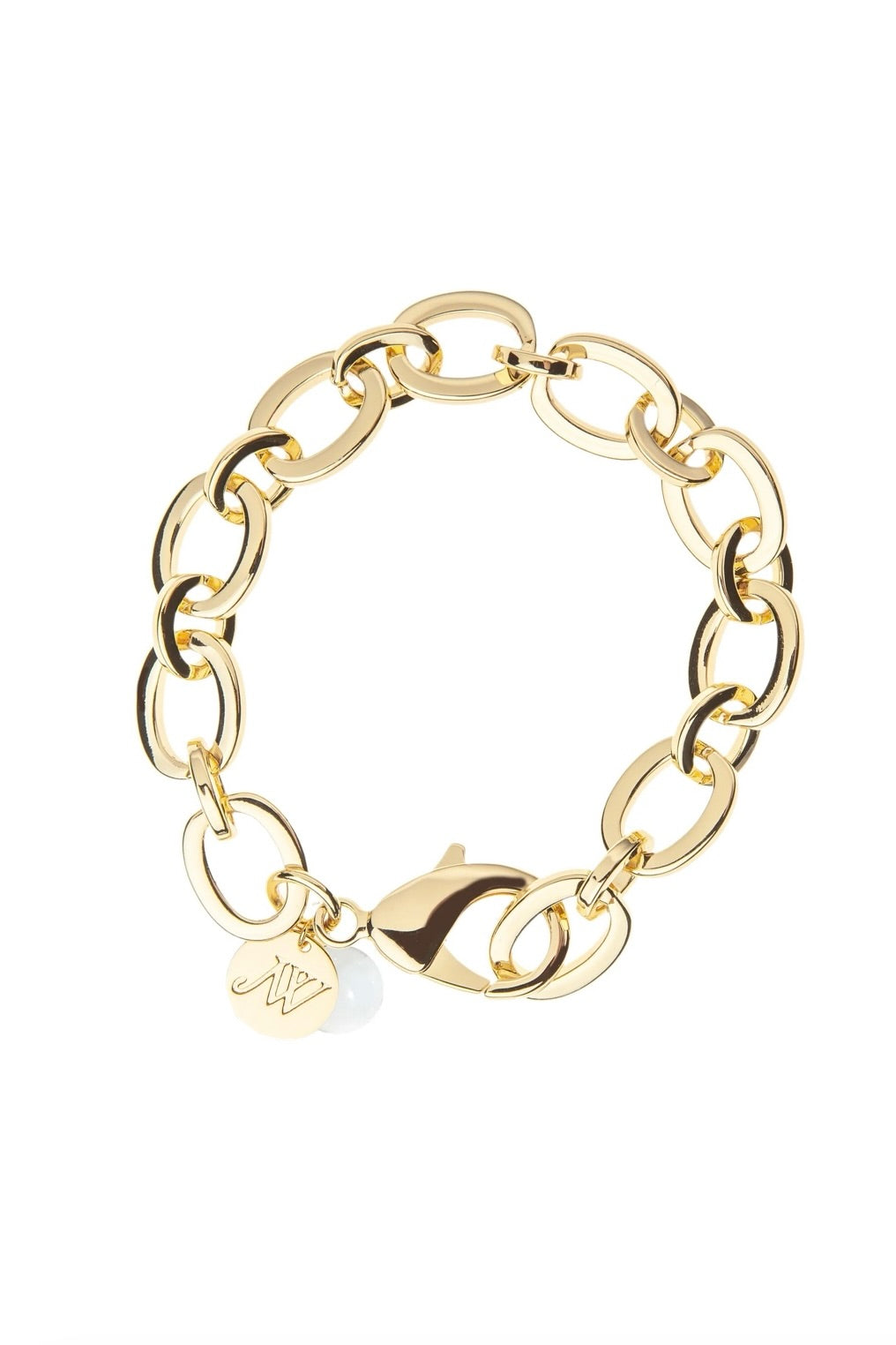 CHUNKY LINK BRACELET- GOLD - Bracelets - Sassanova