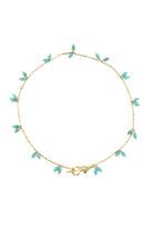 ARIANNA NECKLACE- TURQ/GLD
sassanova