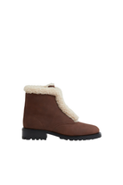 NOAH SHEARLING LUG ZIP BOOT Sassanova