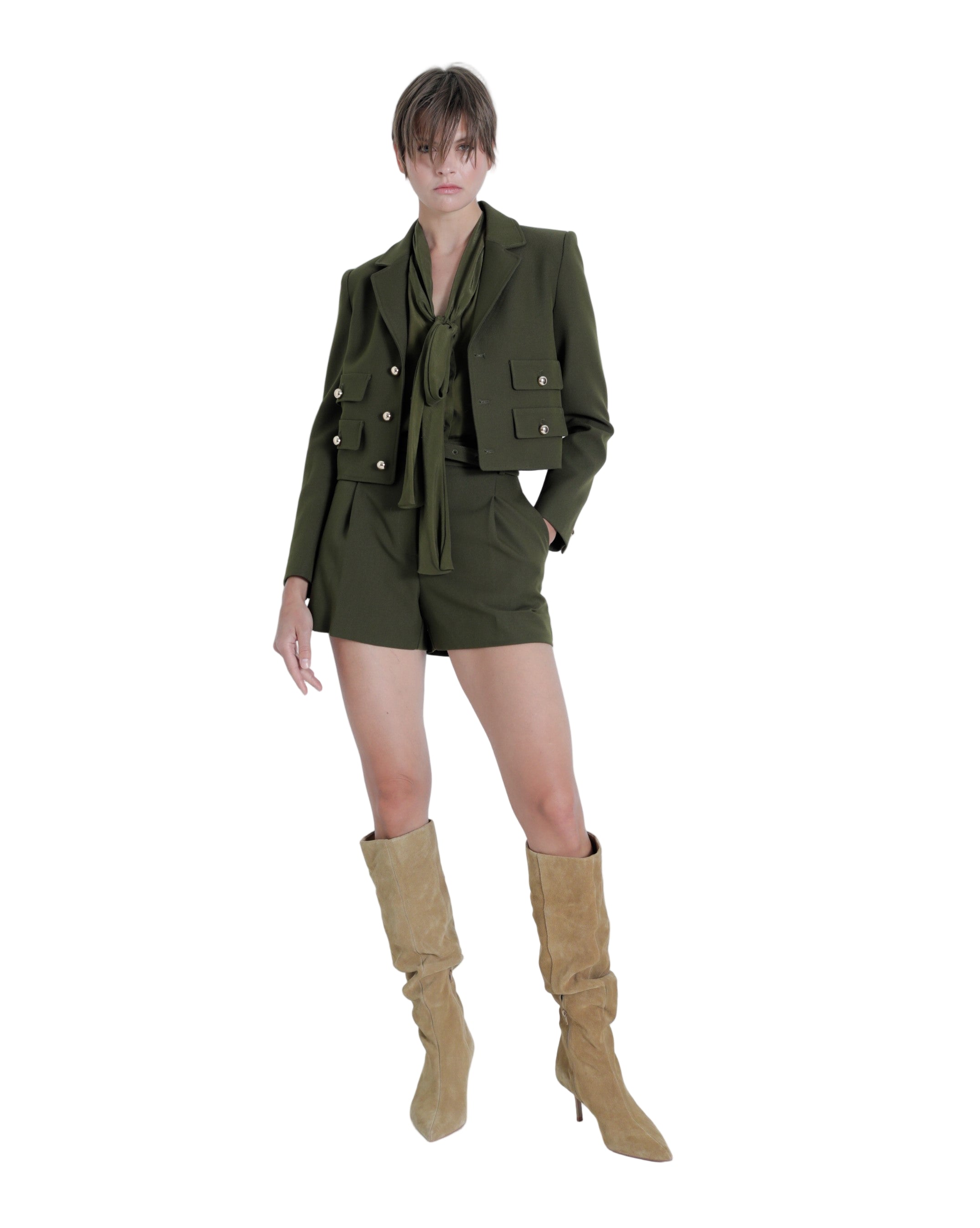 MARIE CROPPED BLAZER-Sassanova