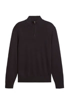 HILLES 1/4 ZIP CASHMERE SWEATER-novaman
