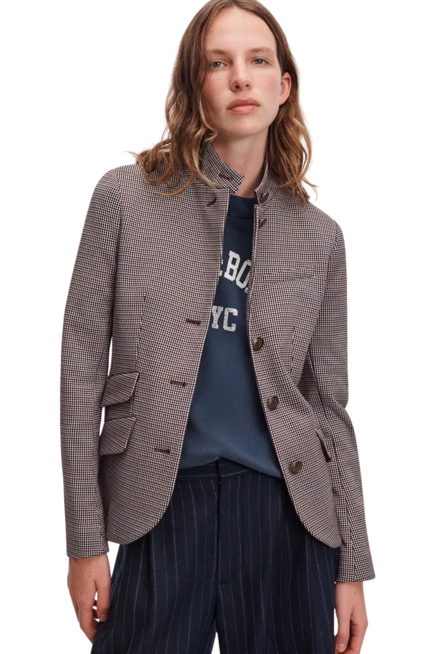SLADE PONTE JACQUARD BLAZER Sassanova