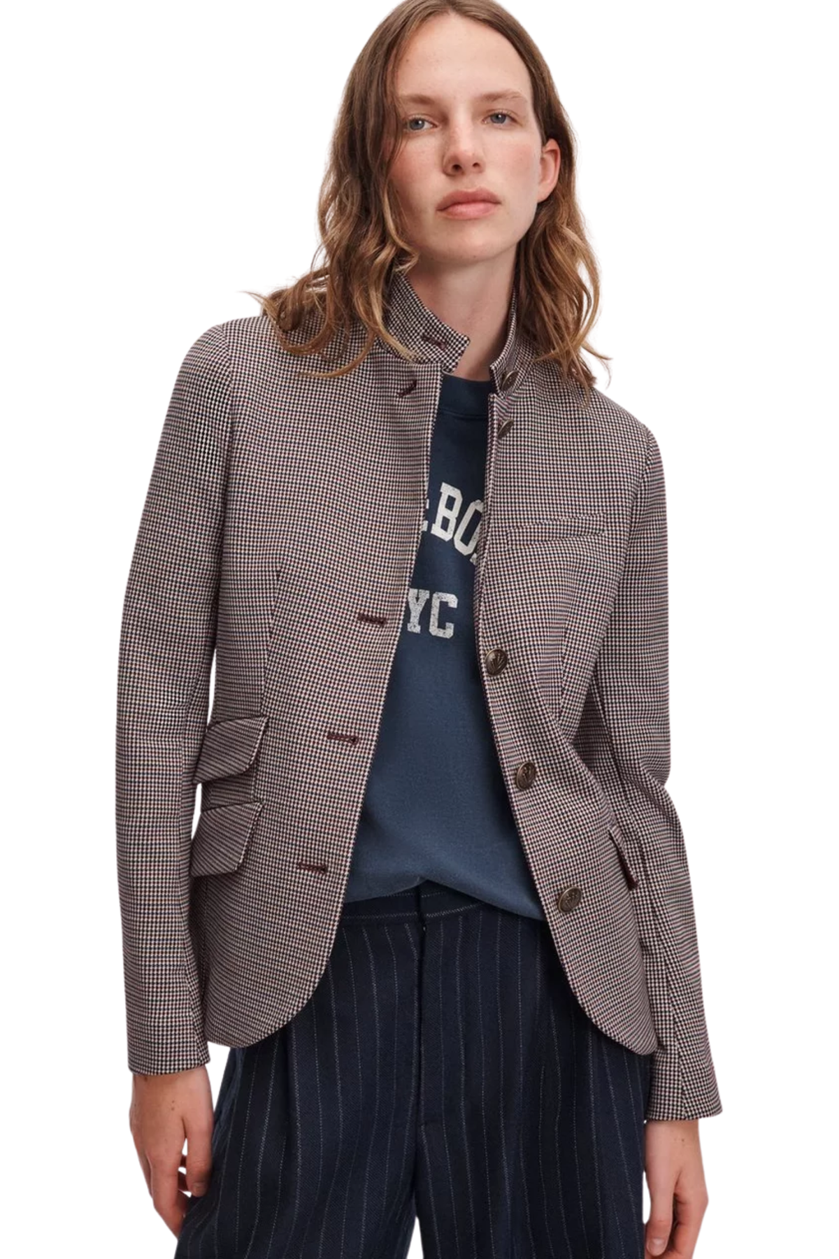 SLADE PONTE JACQUARD BLAZER Sassanova